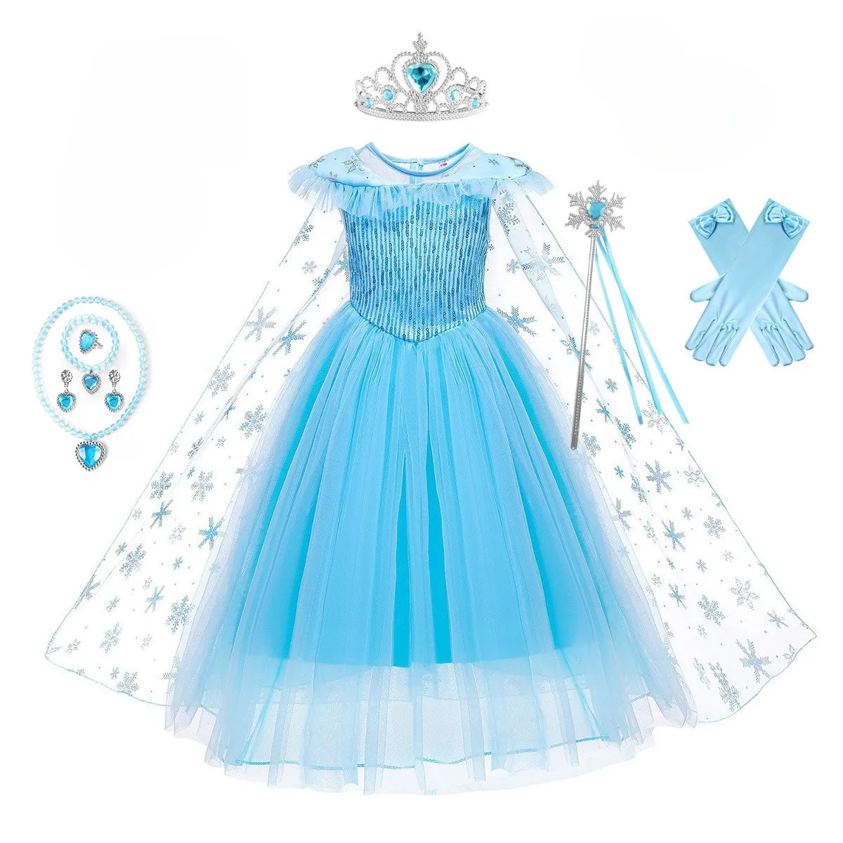 Elsa Frozen Inspired Dress for Girls