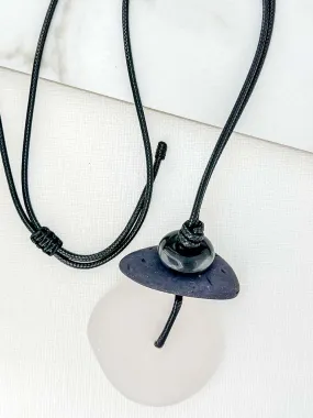 Envy Triple Stone Pendant Necklace - Mono