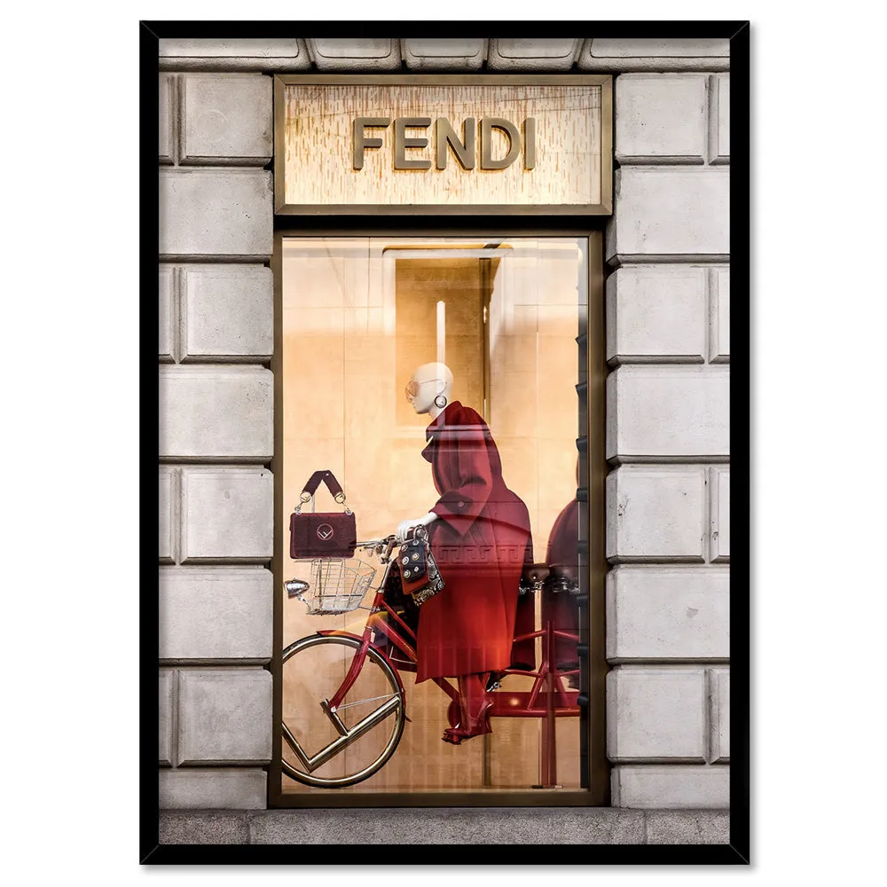 Fendi En Rouge - Art Print