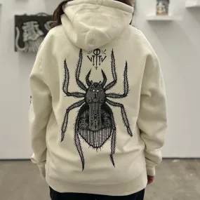 GATS - "Arachnophile" Hooded Sweatshirt in Bone