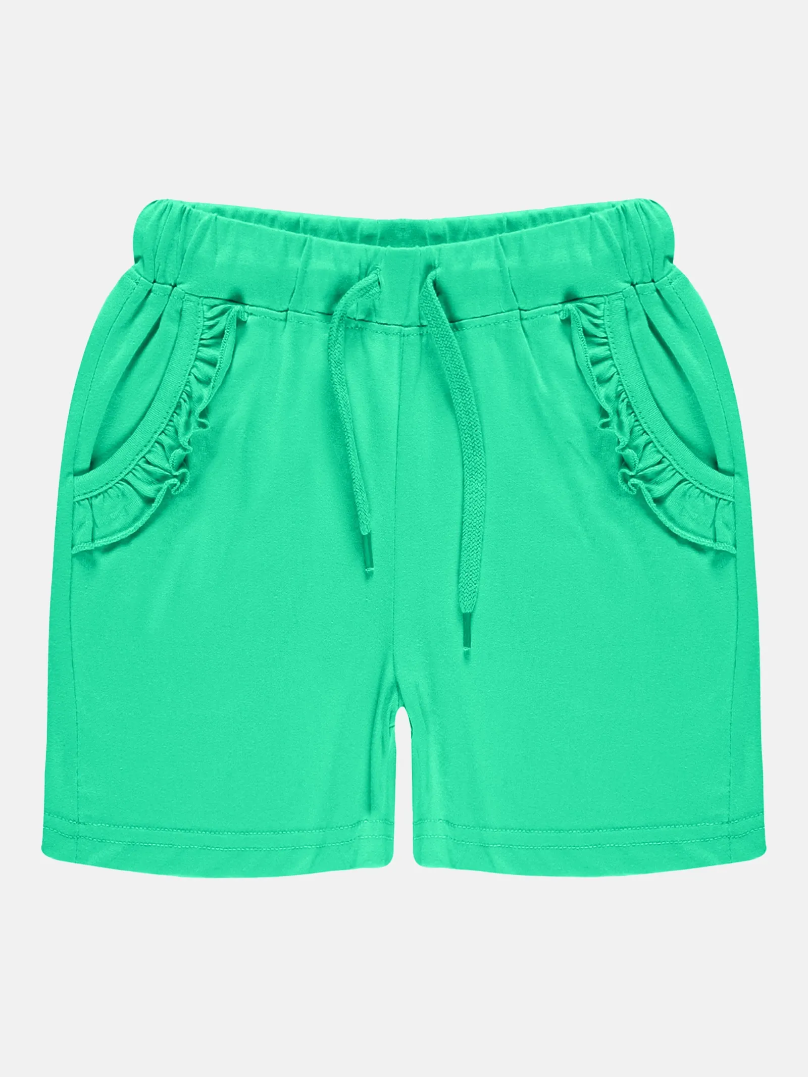 Girls Frill Pocket Hot Shorts Pack Of 2