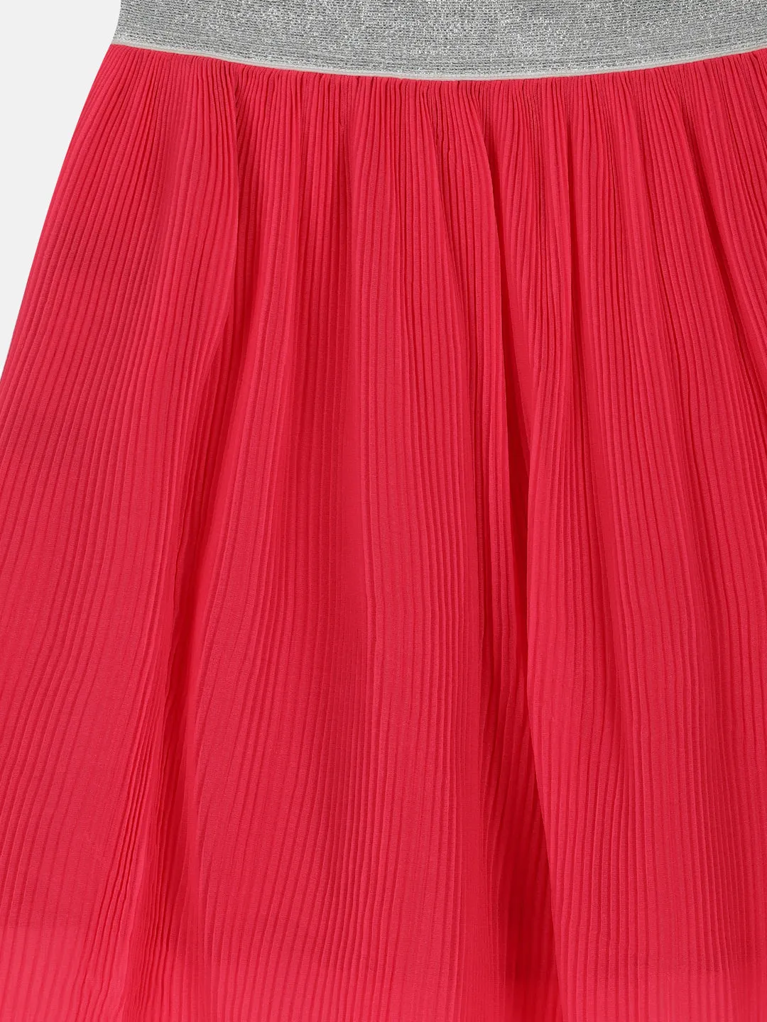 Girls Pleated Flared Skirt