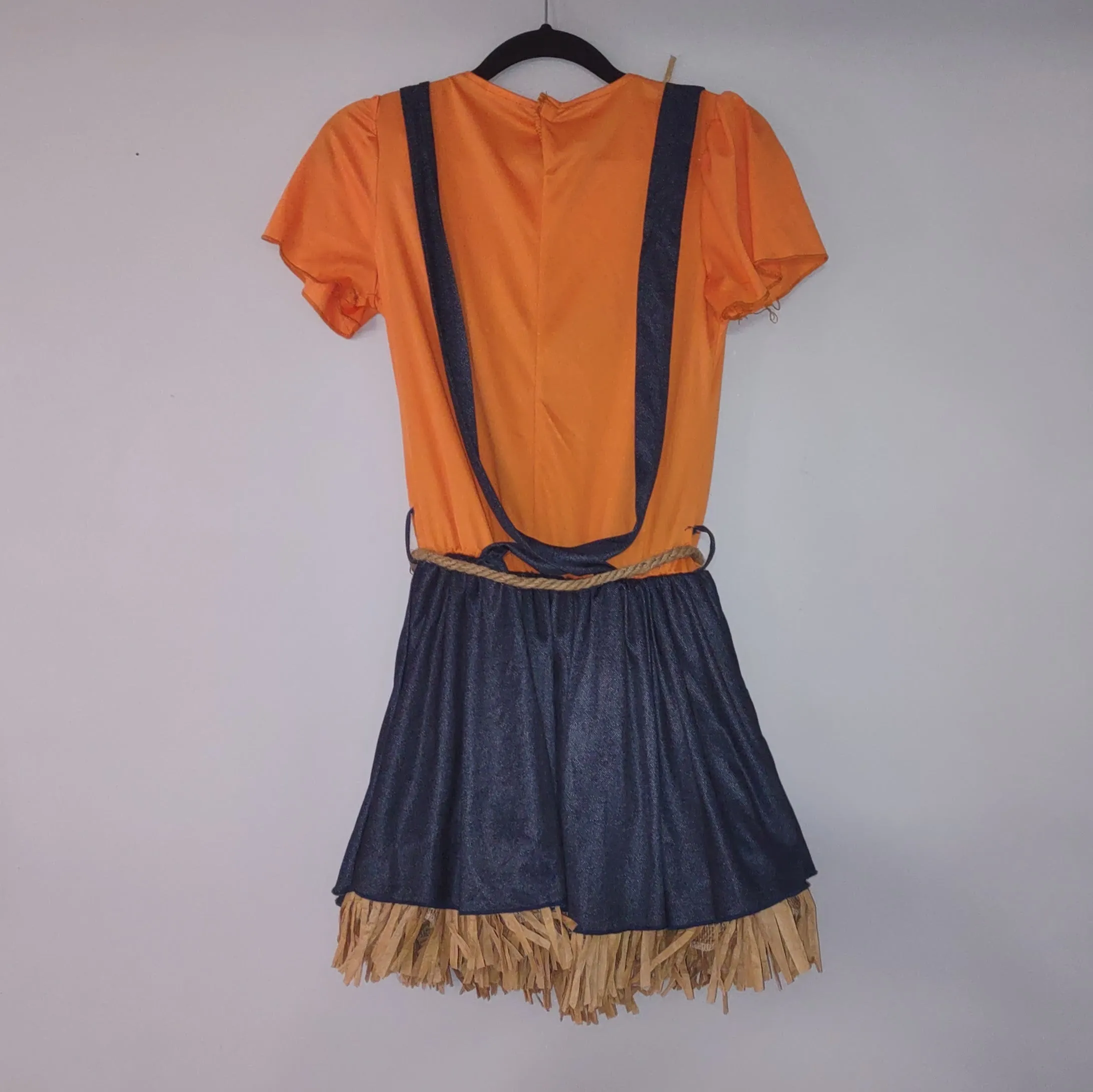 Girls Scarecrow Dress Halloween Costume Girls L (10/12)