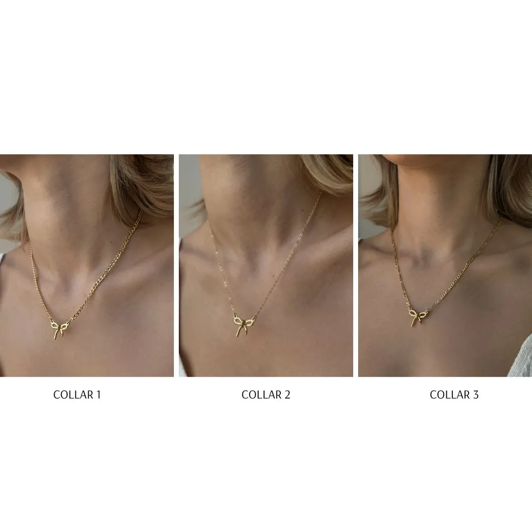 GOLDEN BOW COQUETTE NECKLACE