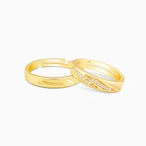 Golden Vintage Couple Bands