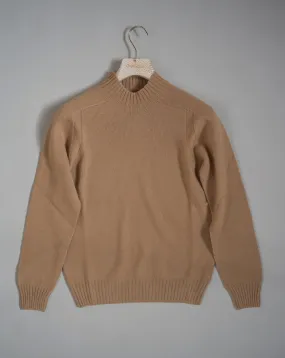 Gran Sasso Brushed Wool Turtle Neck / Camel