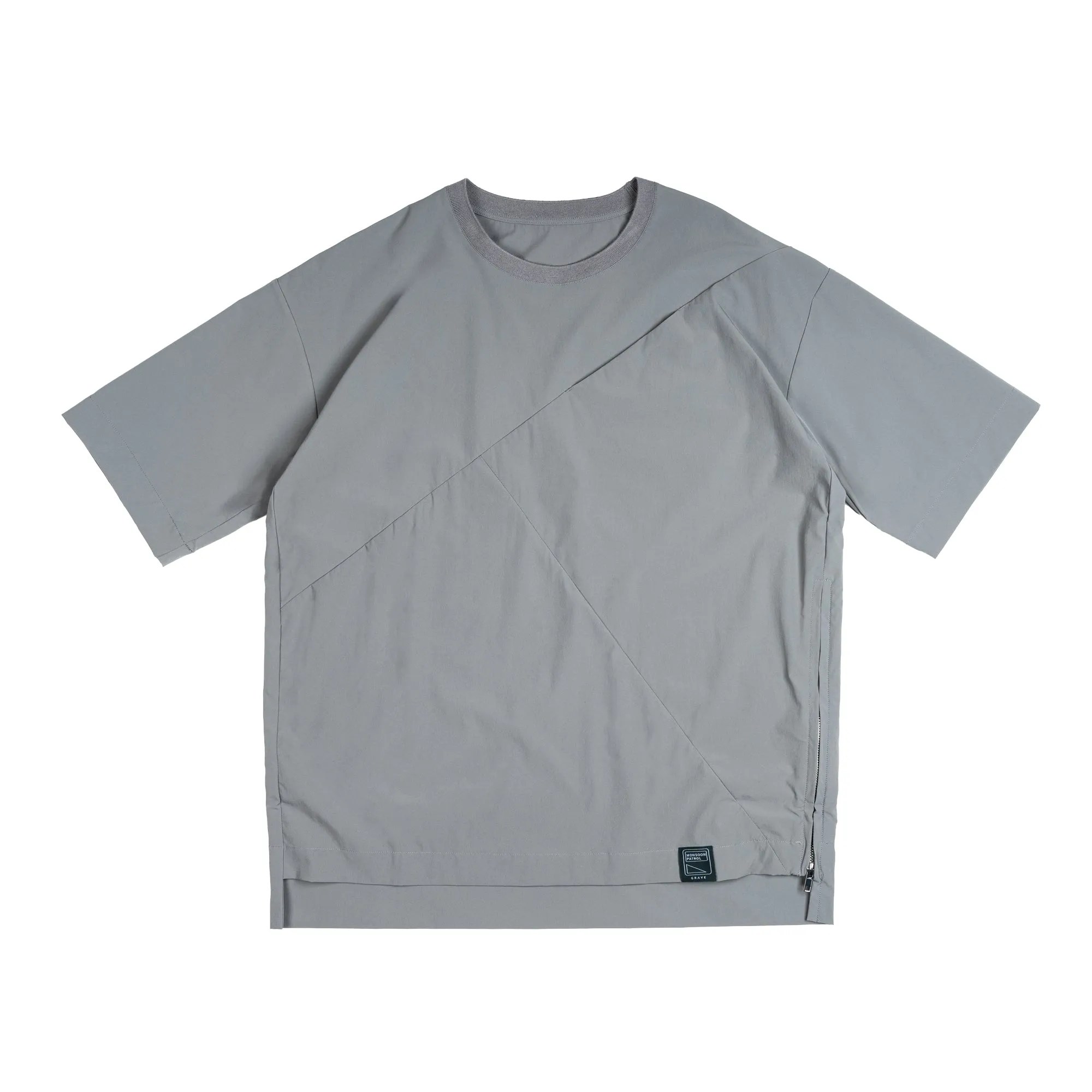   Graye Cut and Sew Top 'Cement'