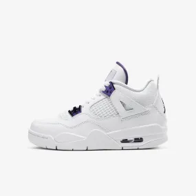 (GS) Air Jordan 4 Retro 'Metallic Court Purple' (2020) 408452-115