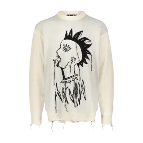 HAC PUNK SWEATER OFF WHITE