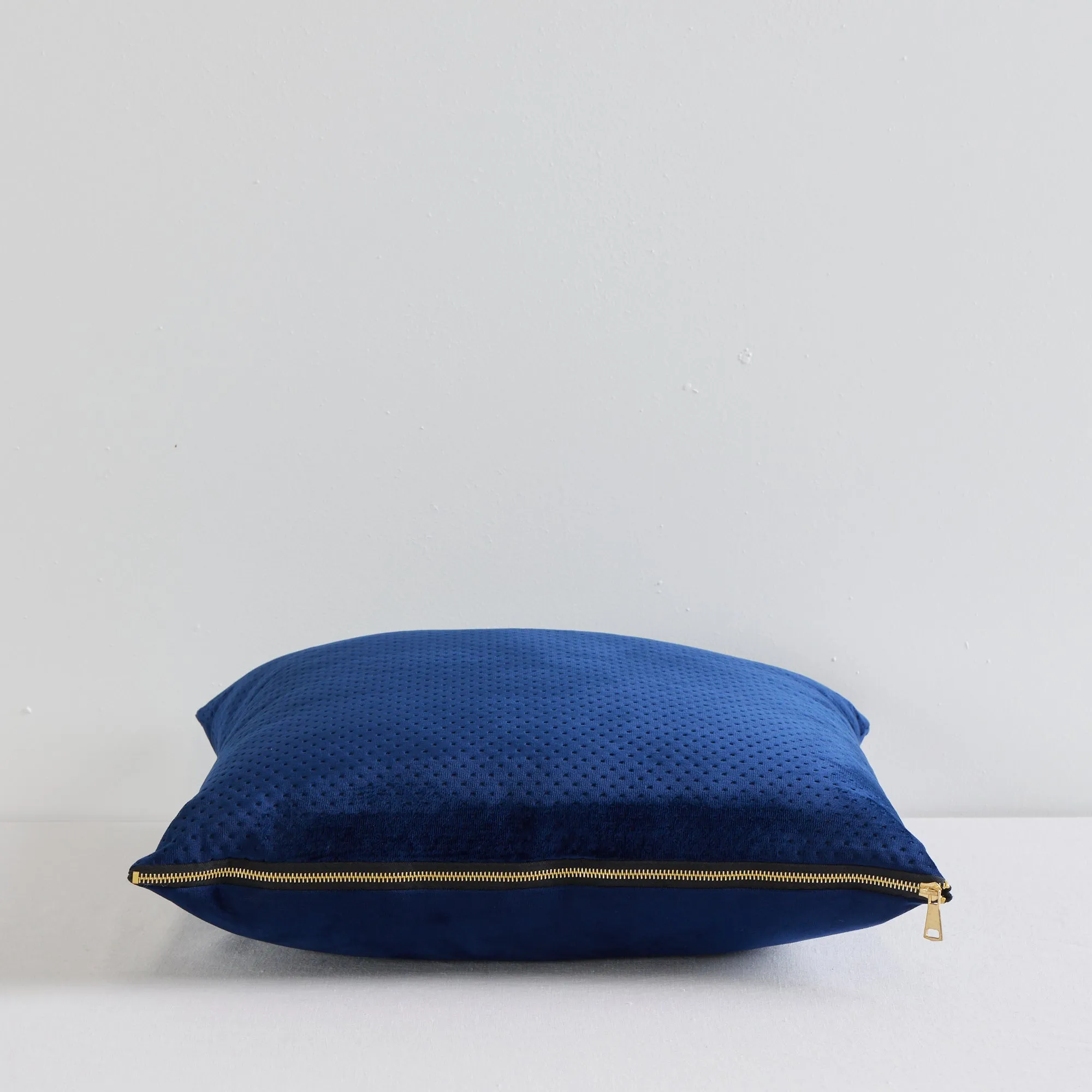 Hendry Velvet Cushion - Navy - 50x50cm