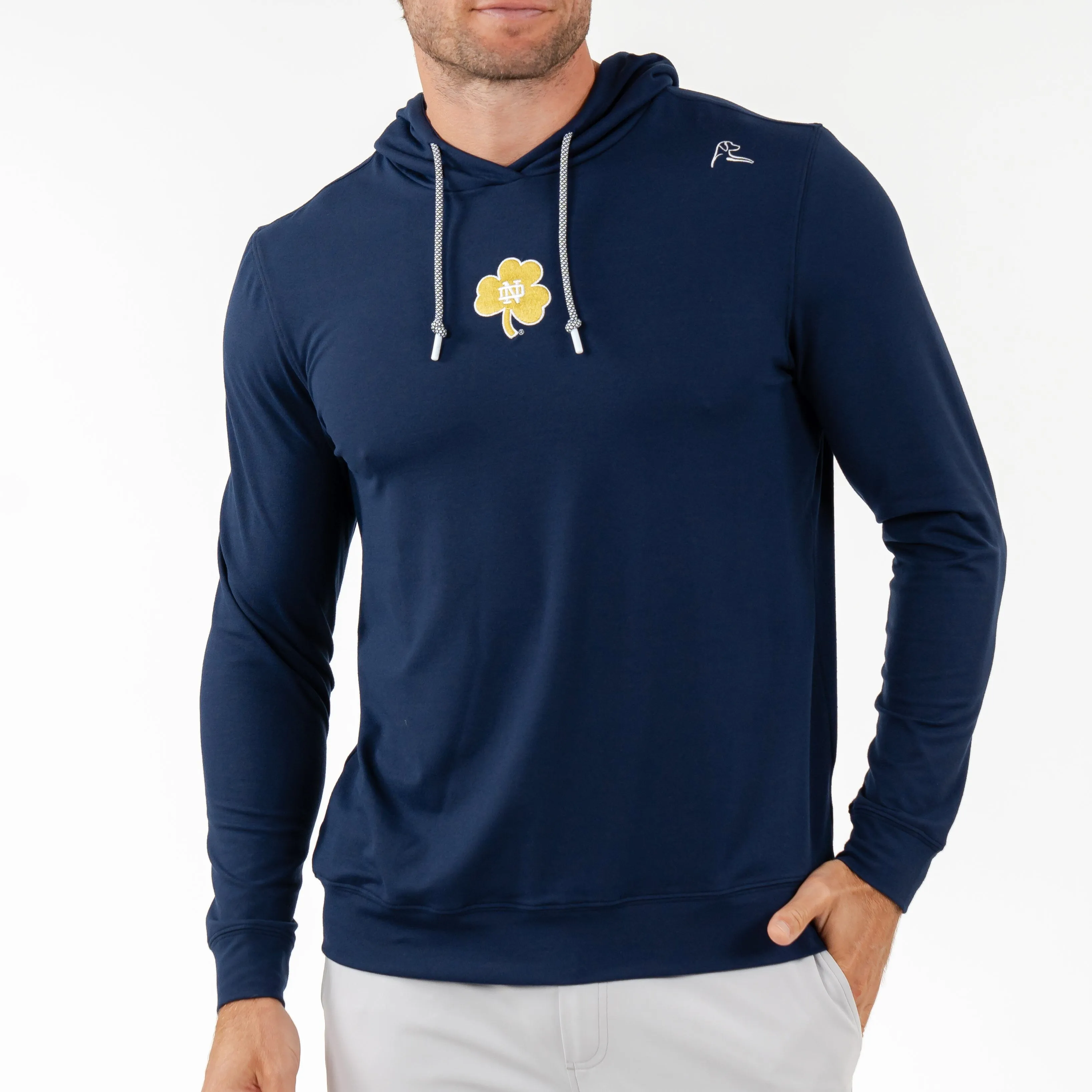 Hesi Collegiate Hoodie - Notre Dame | Solid - Indigo Blue - Notre Dame - 1