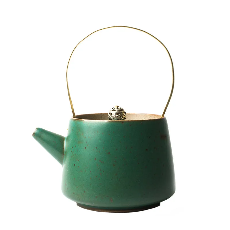 Hisui Jade Green Oriental Tea Pot