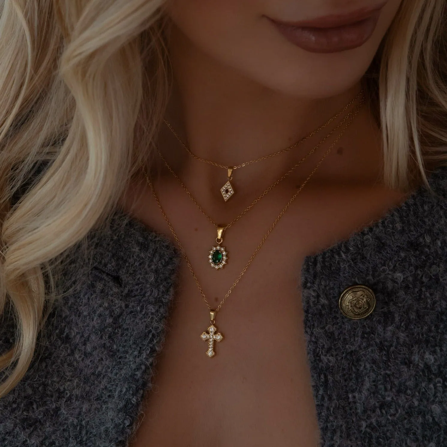 Imani Cross Necklace