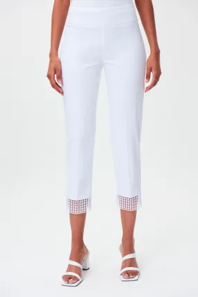 Joseph Ribkoff White Trousers Style 232249