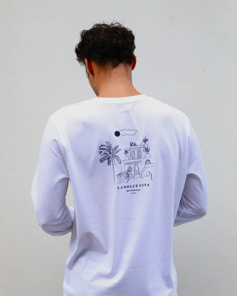 La Dolce Vita L/S T | White