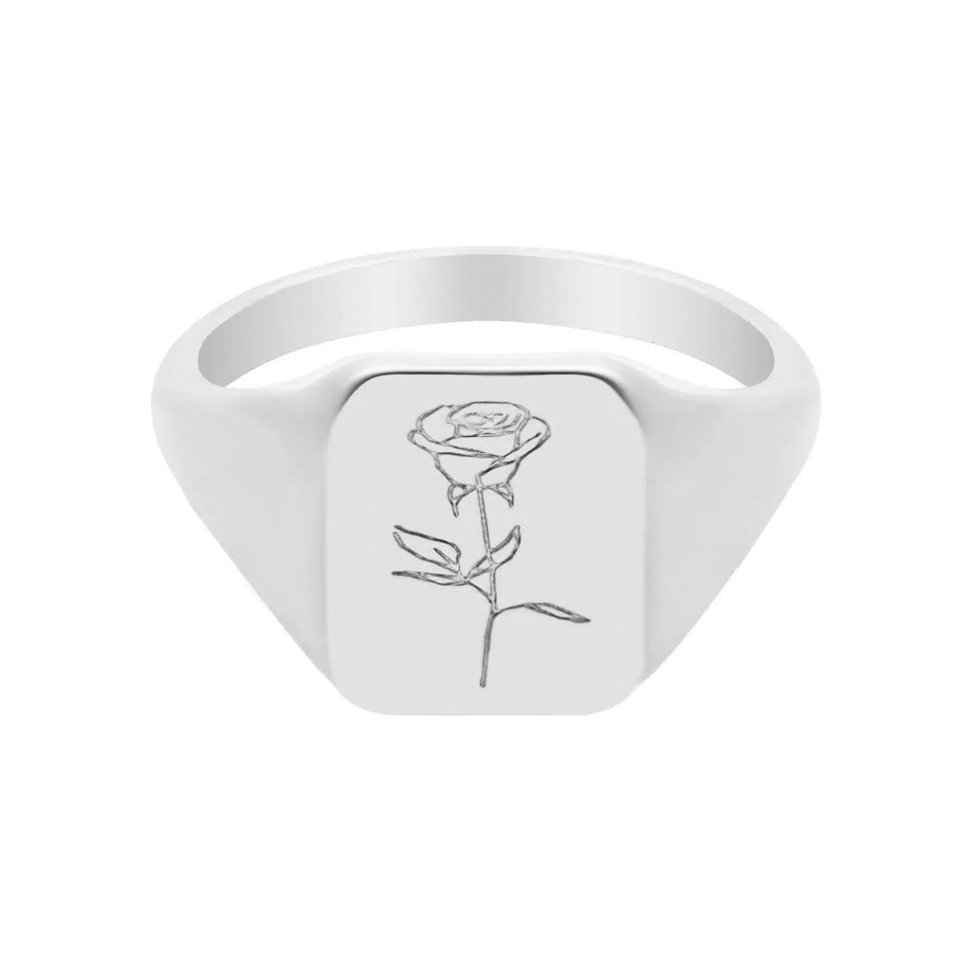 La Vie En Rose Signet Ring