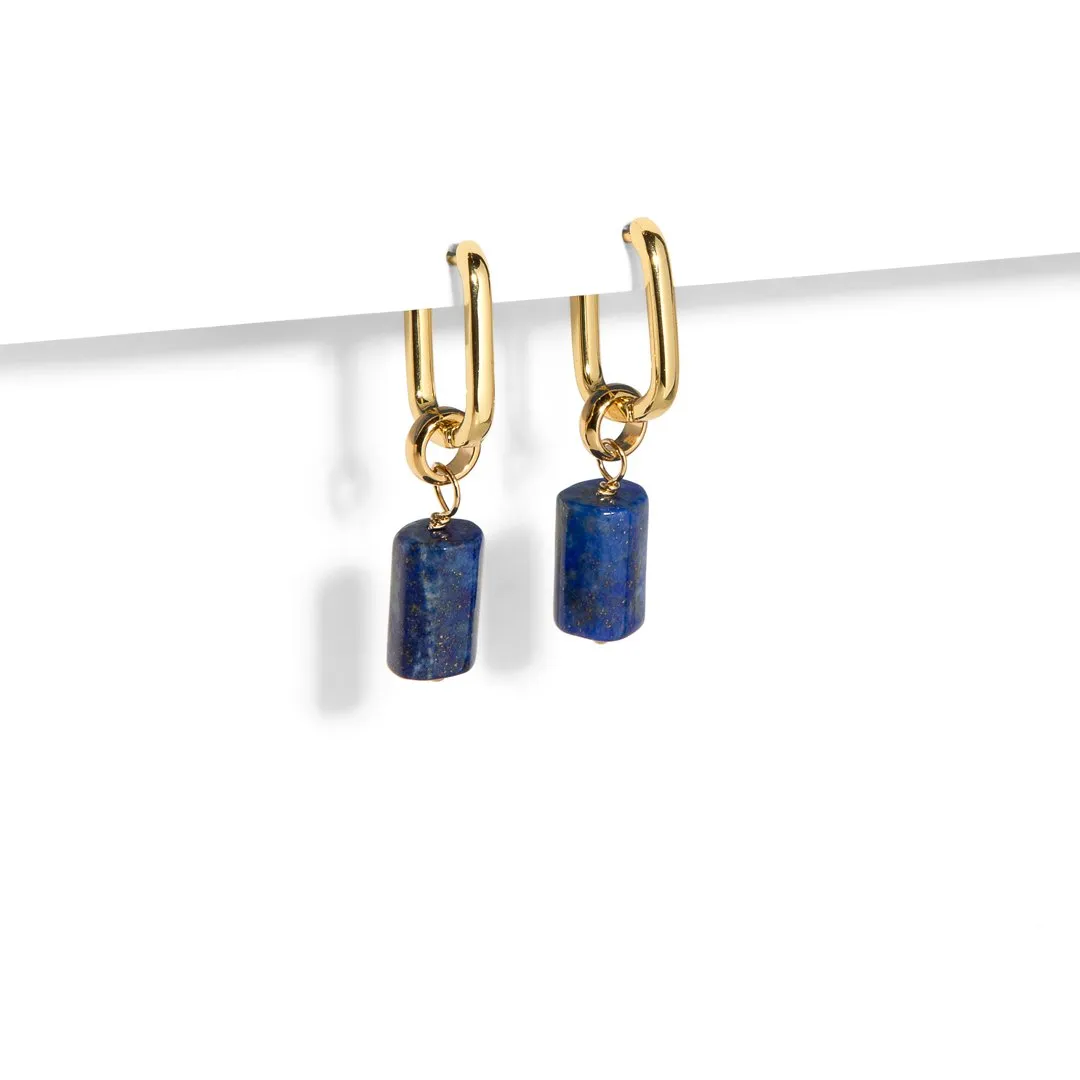 LAPISLAZULI AURA EARRINGS