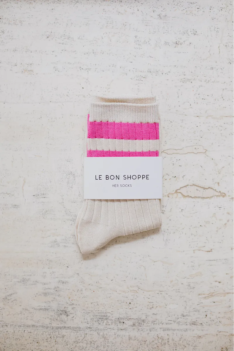 LE BON SHOPPE SKARPETKI HER VARSITY TAFFY