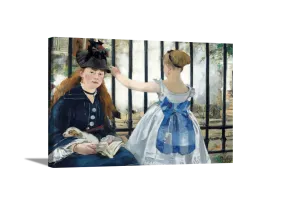 Le Chemin De Fer | Edouard Manet Masters Classic Art in Gallery Wrapped Canvas | Various Sizes