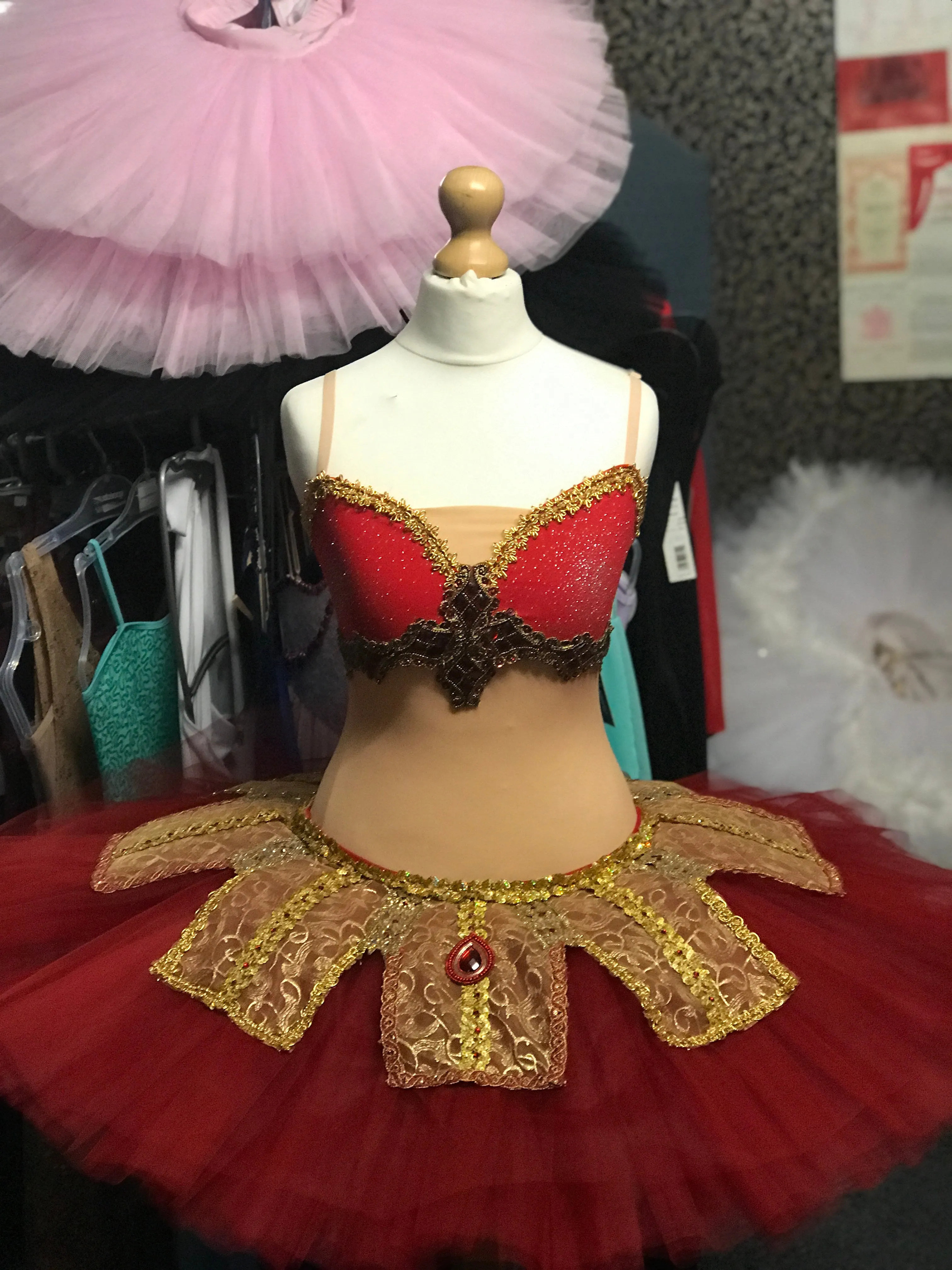 Le Corsaire red tutu - Hire only