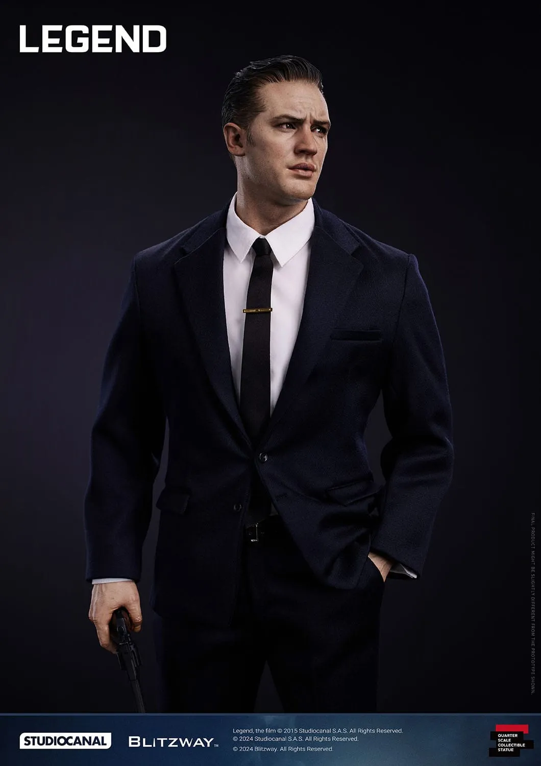 Legend: Reginald Reggie Kray: Superb Scale Statue: 1/4: 53 cm