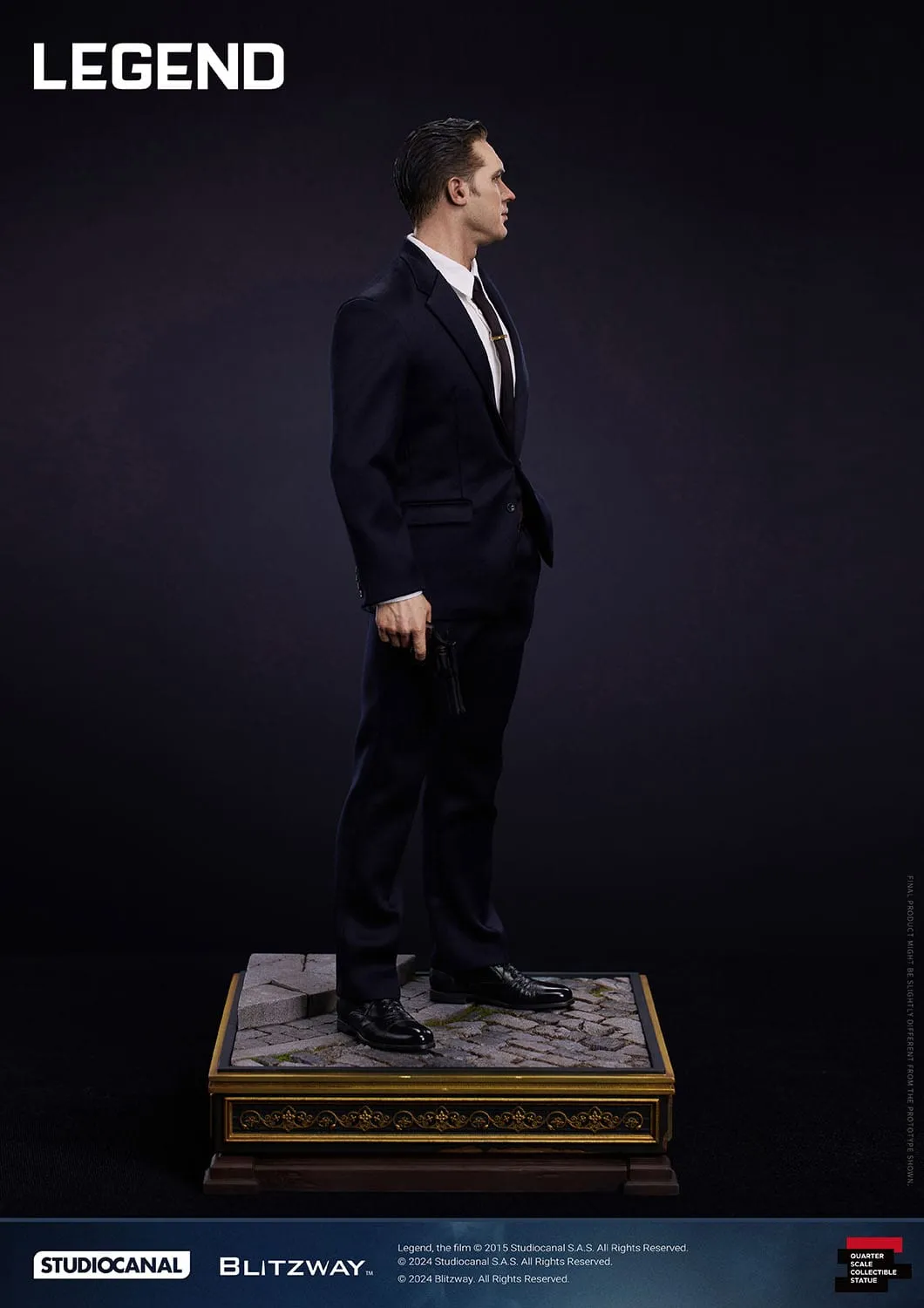 Legend: Reginald Reggie Kray: Superb Scale Statue: 1/4: 53 cm