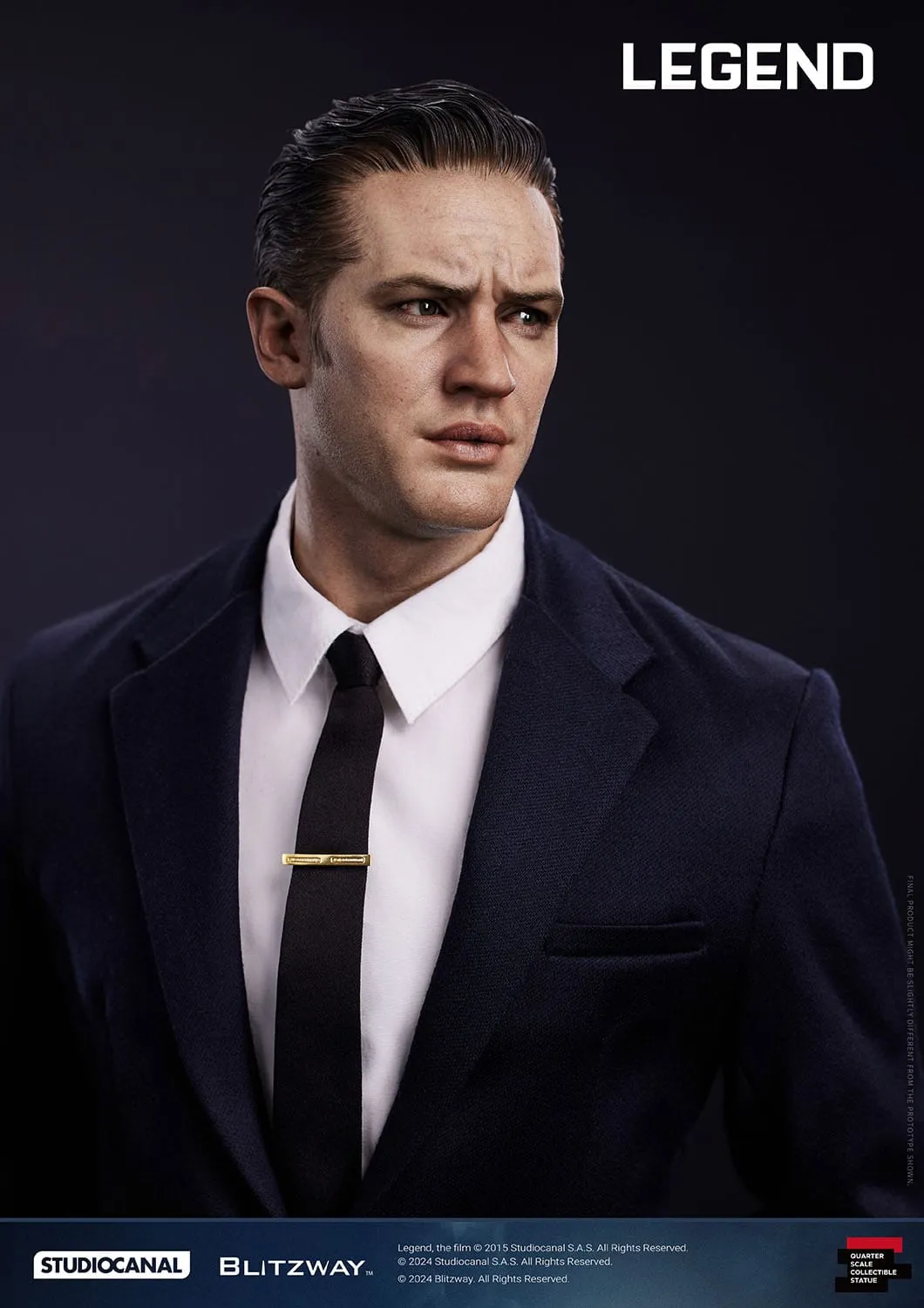 Legend: Reginald Reggie Kray: Superb Scale Statue: 1/4: 53 cm