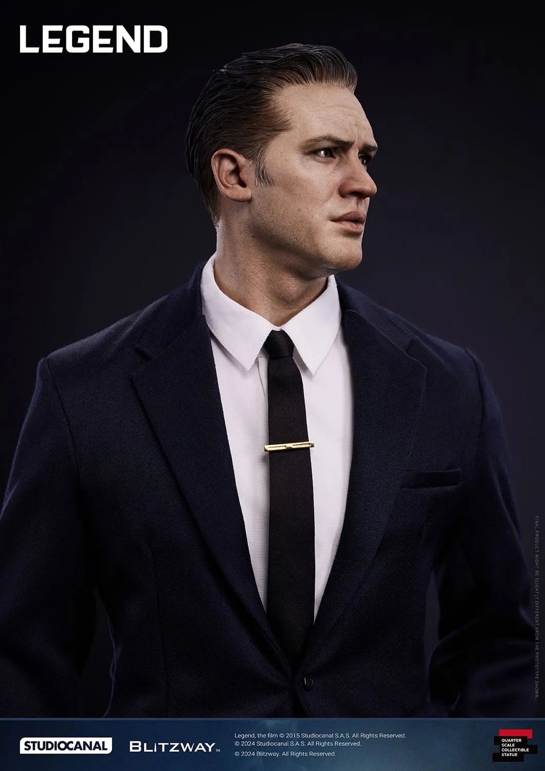 Legend: Reginald Reggie Kray: Superb Scale Statue: 1/4: 53 cm