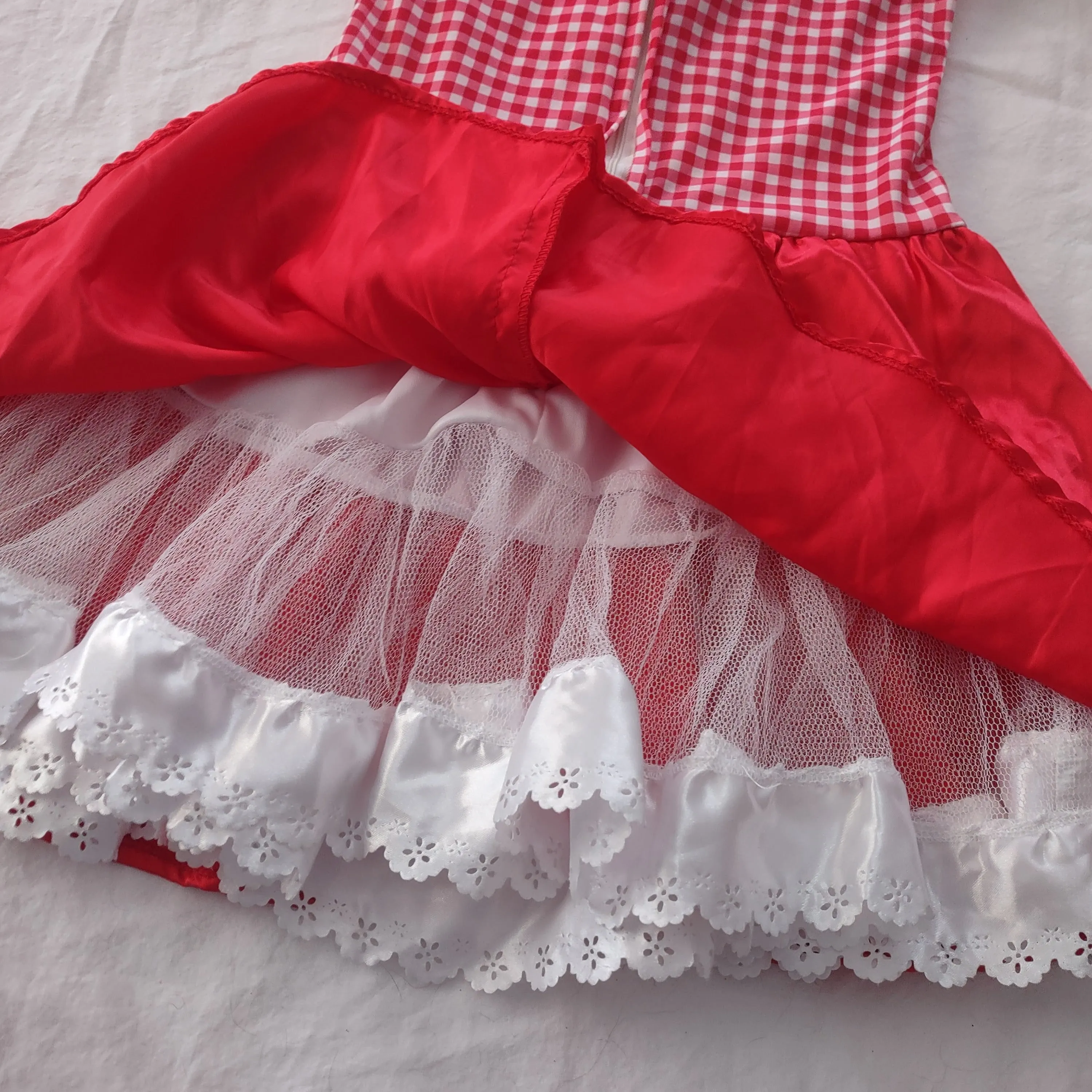 Little Red Riding Hood Girls Dress Costume Size M 8-10