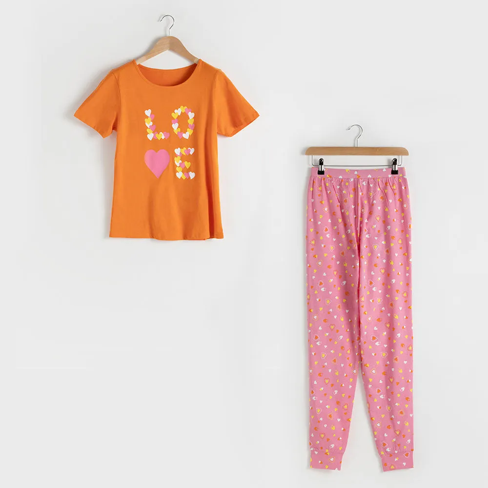 Love Short Sleeve Jogger PJs