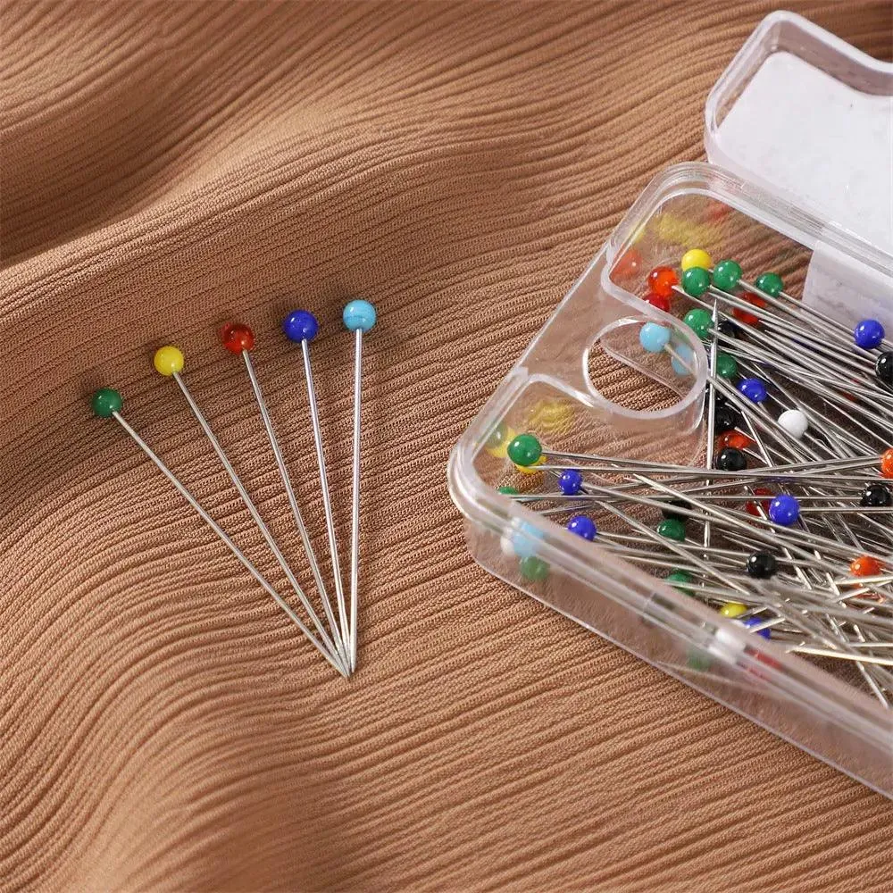 MAC018 Hijab Pins, Plastic Needle Scarf Pin, 100 Pcs per box