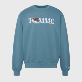 Maison Angels Crewneck Deep Teal