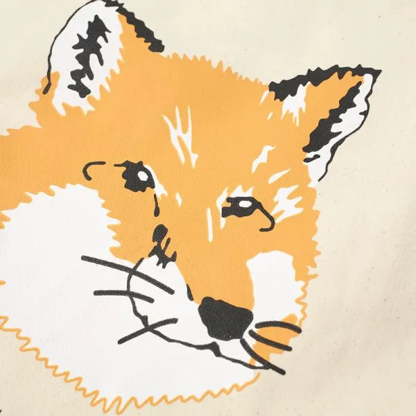 Maison Kitsune Fox Head Tote Bag