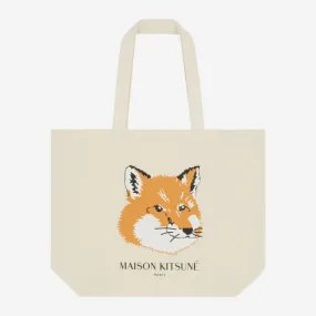 Maison Kitsune Fox Head Tote Bag