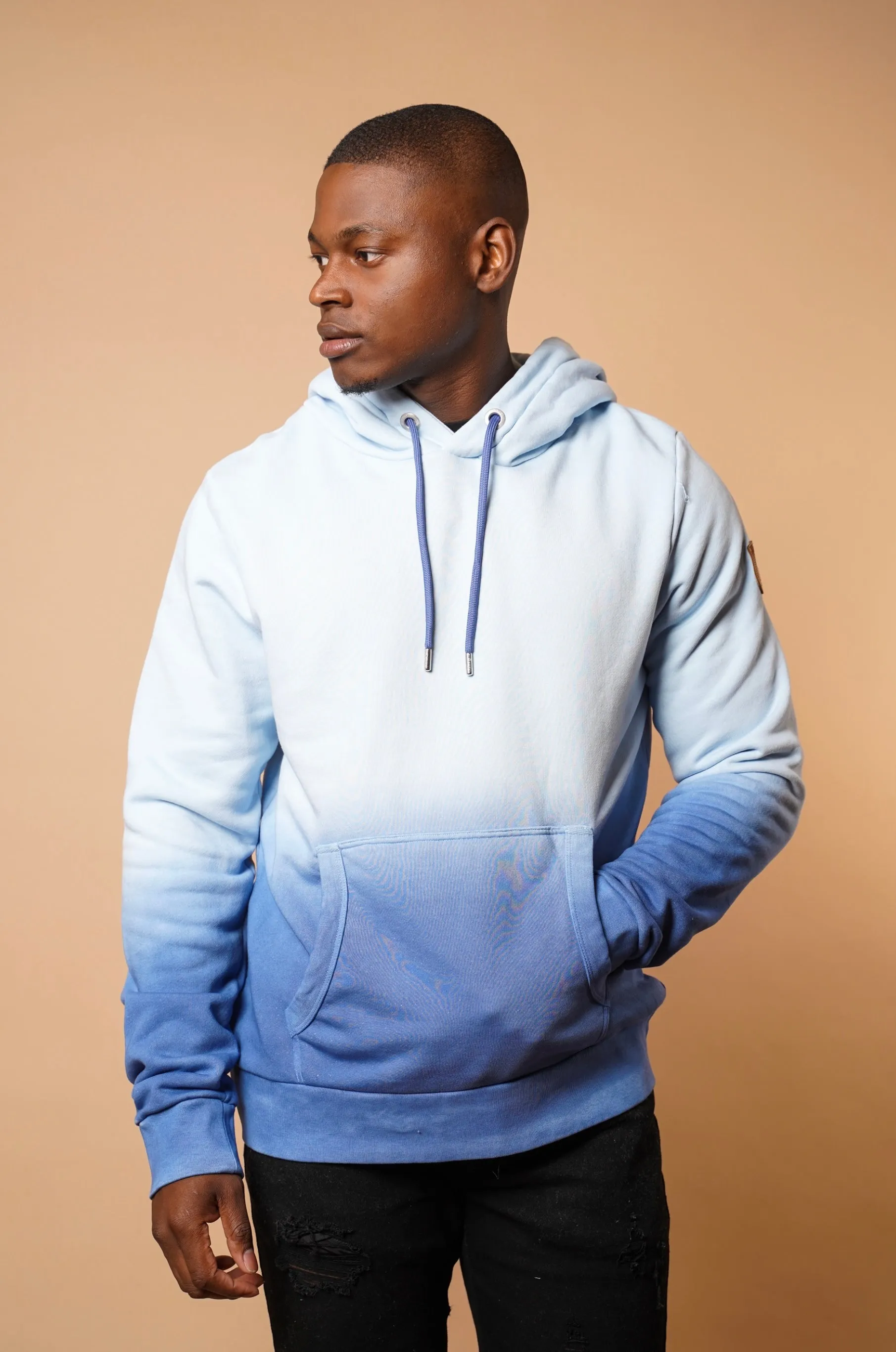 Marsh Gradient Hoodie in Indigo