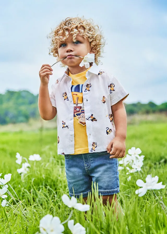 Mayoral Baby Boys Soft Denim Shorts