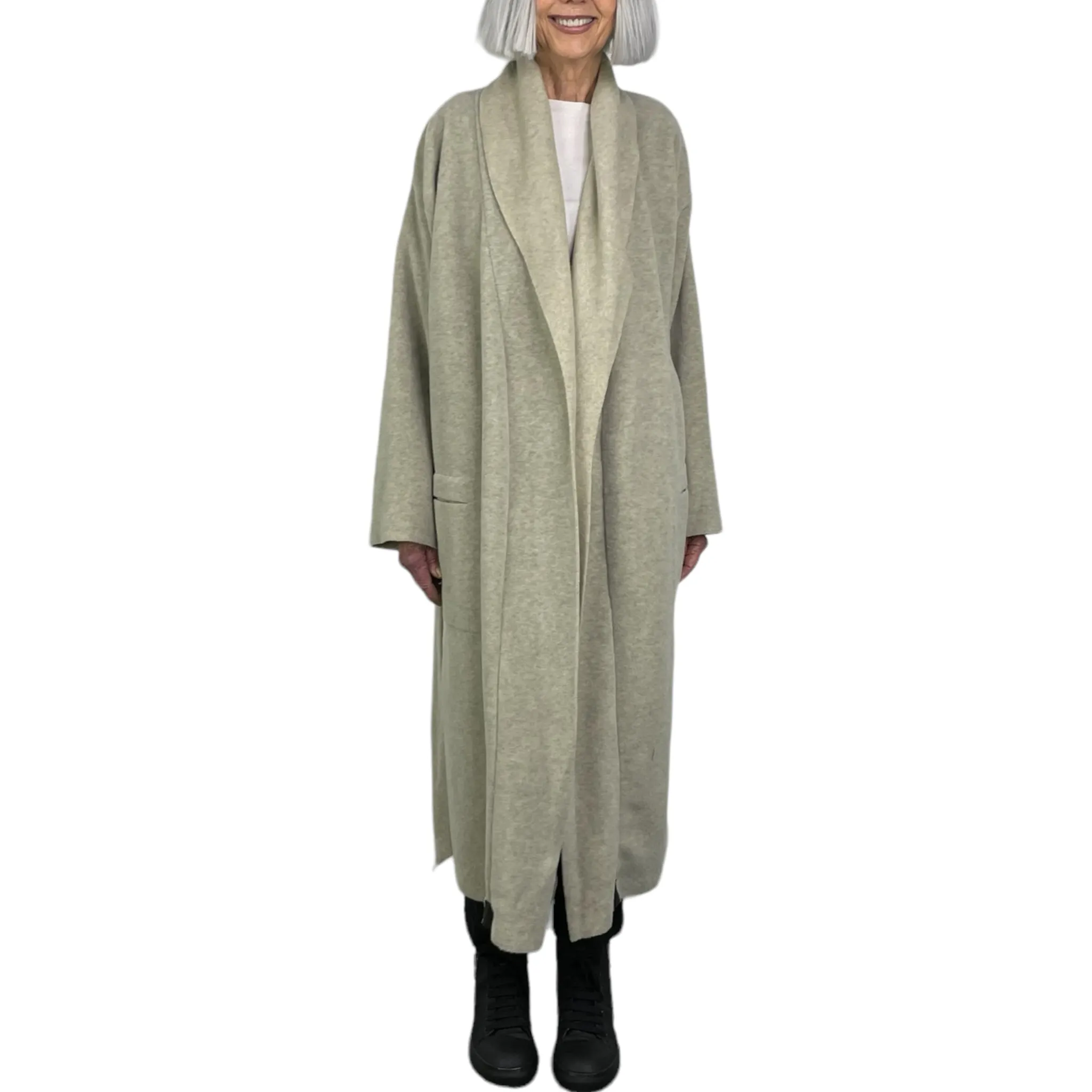 MIDI SHAWL COLLAR BATHROBE