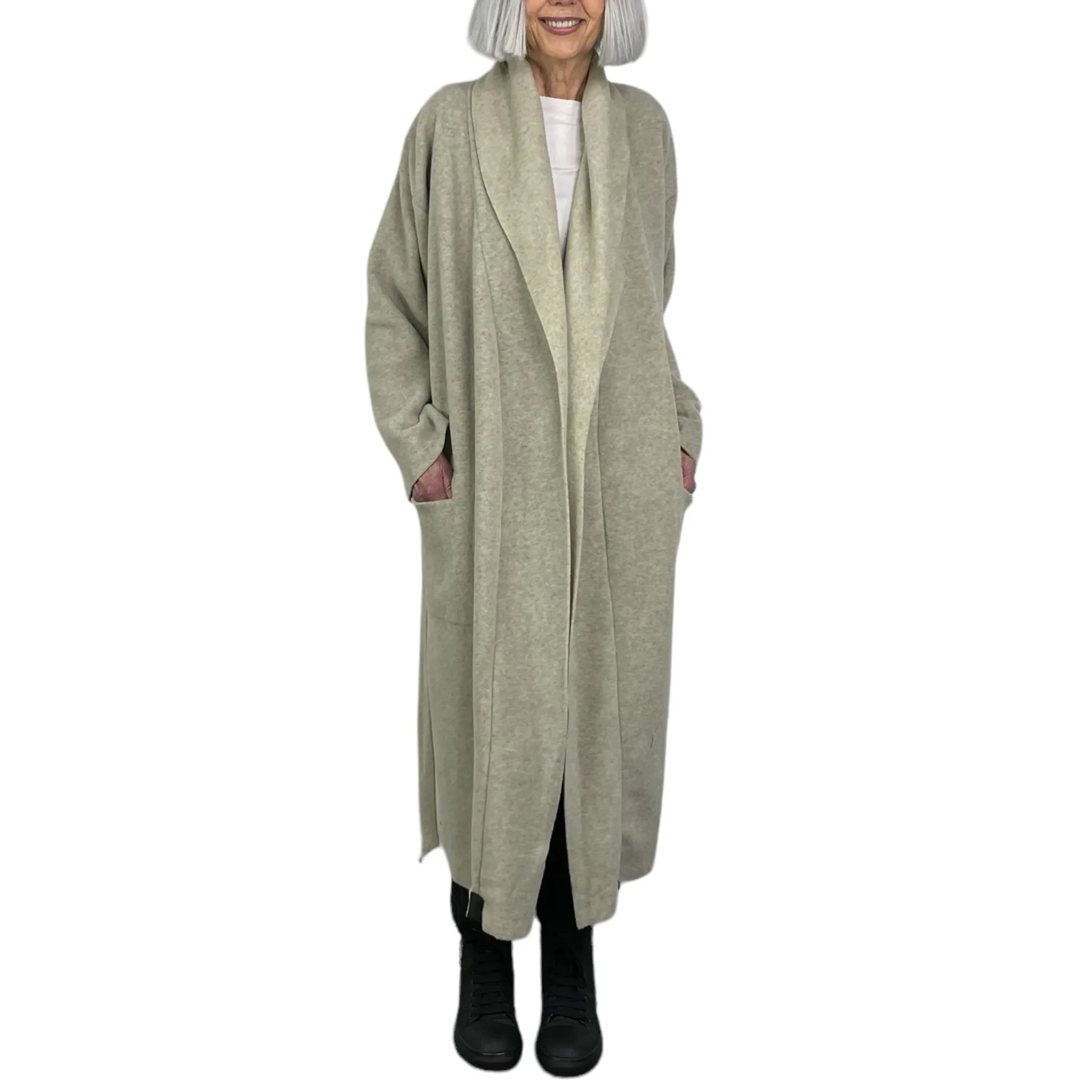 MIDI SHAWL COLLAR BATHROBE