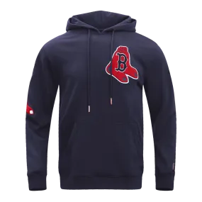 MLB BOSTON RED SOX BLENDED LOGO MEN'S HOODY (MIDNIGHT NAVY)