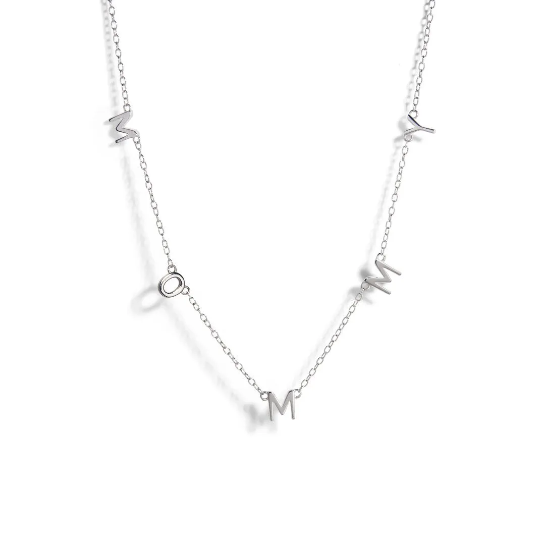 MOMMY SILVER NECKLACE