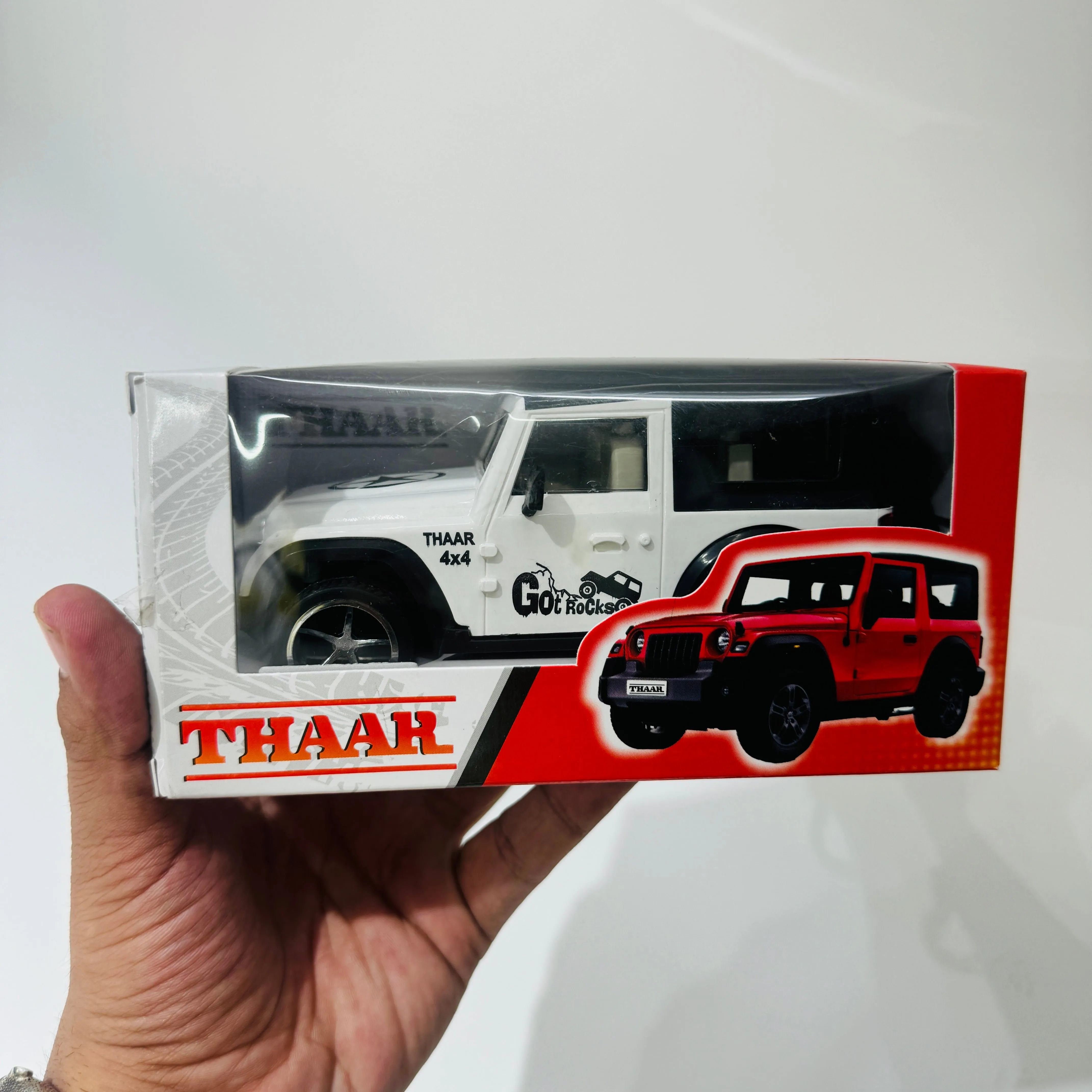 NEEL Toys Pull Back Thaar Big Action Replica No Battery No Remote Thar Car