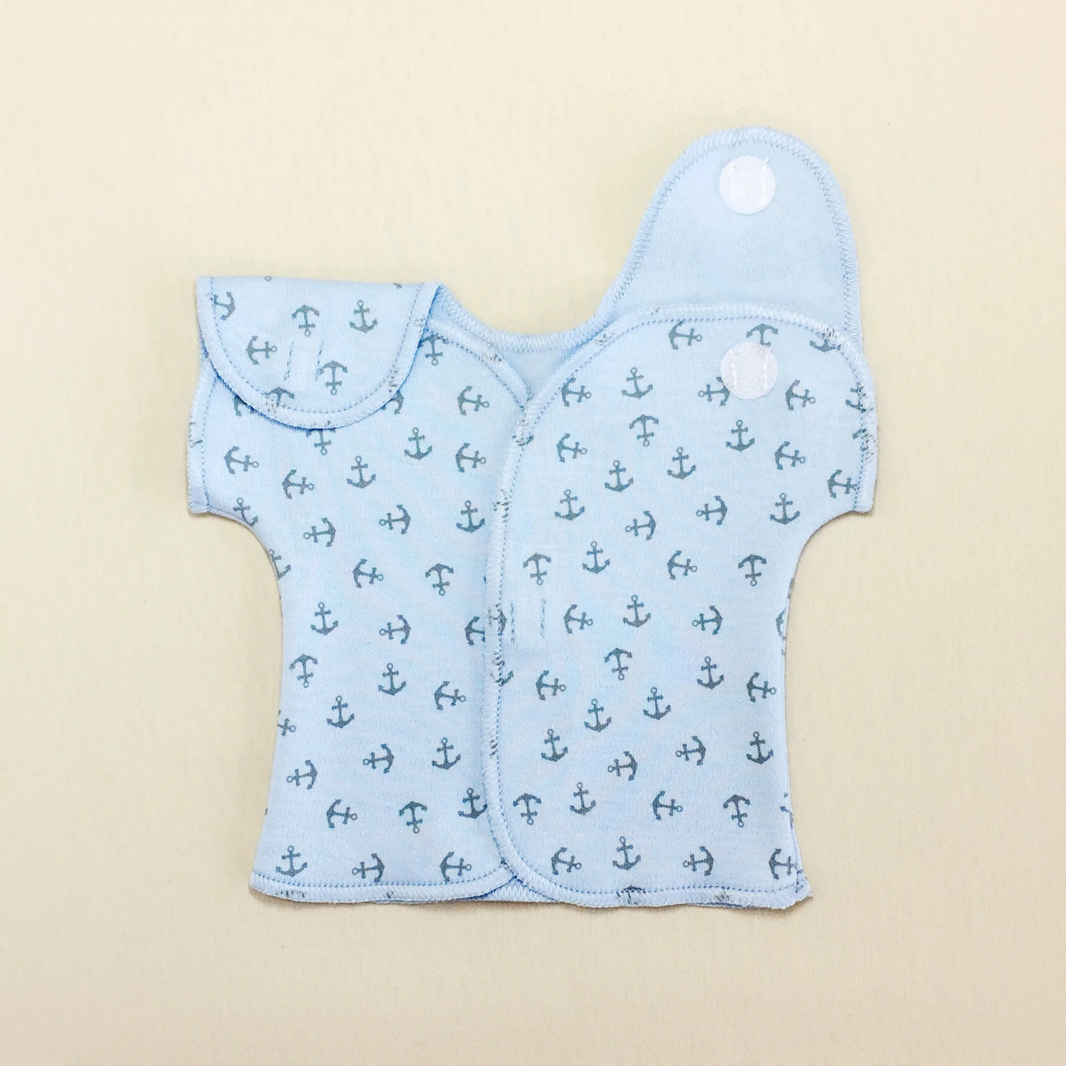 NICU Friendly T-Shirt Blue Anchors