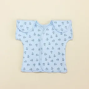 NICU Friendly T-Shirt Blue Anchors