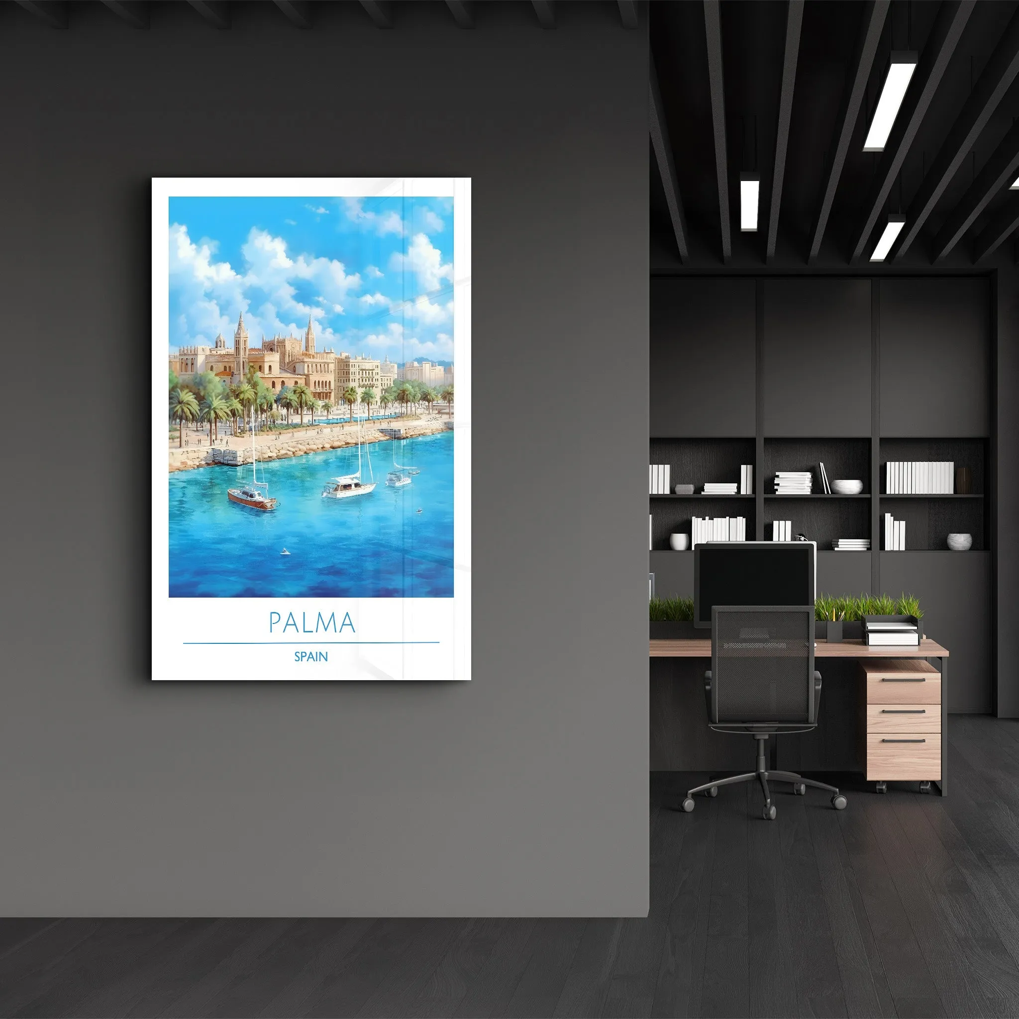 Palma Spain-Travel Posters | Glass Wall Art