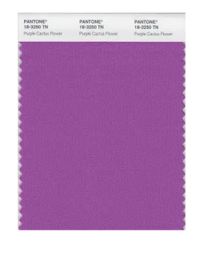 Pantone Nylon Brights Swatch Card 18-3250 TCX (Purple Cactus Flower)