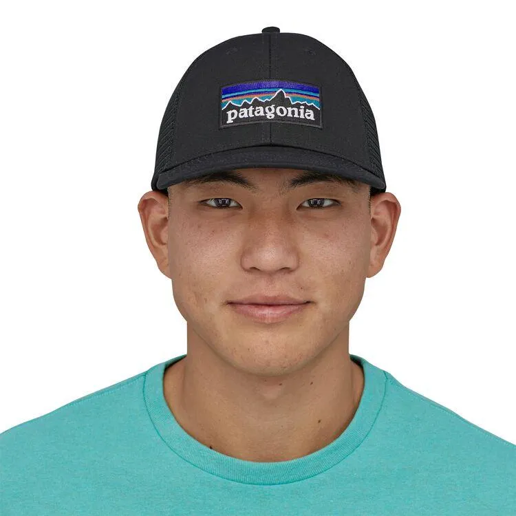 Patagonia P-6 Logo Lopro Trucker Hat Black