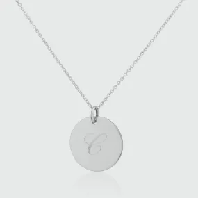 Pembroke Sterling Silver Large 19mm Disc Pendant