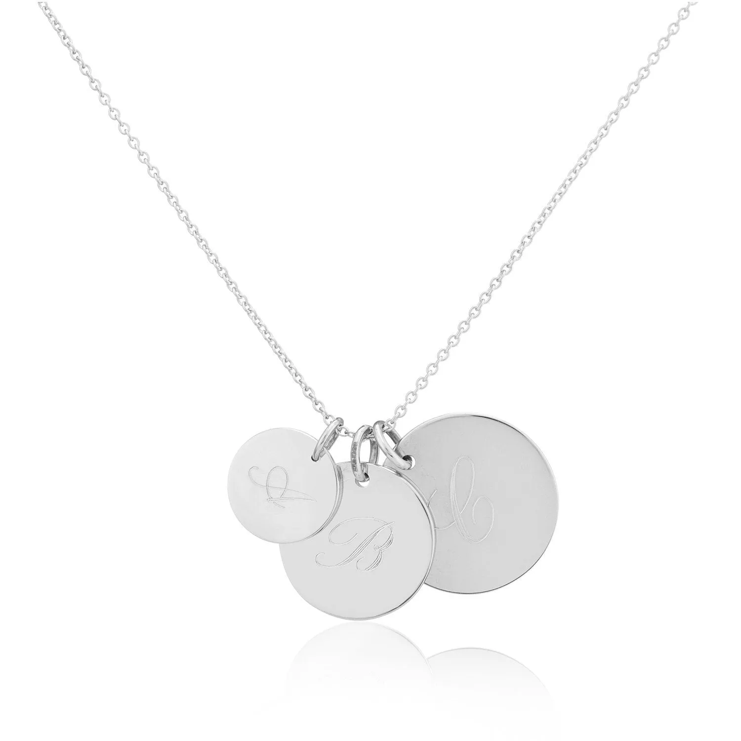 Pembroke Sterling Silver Large 19mm Disc Pendant