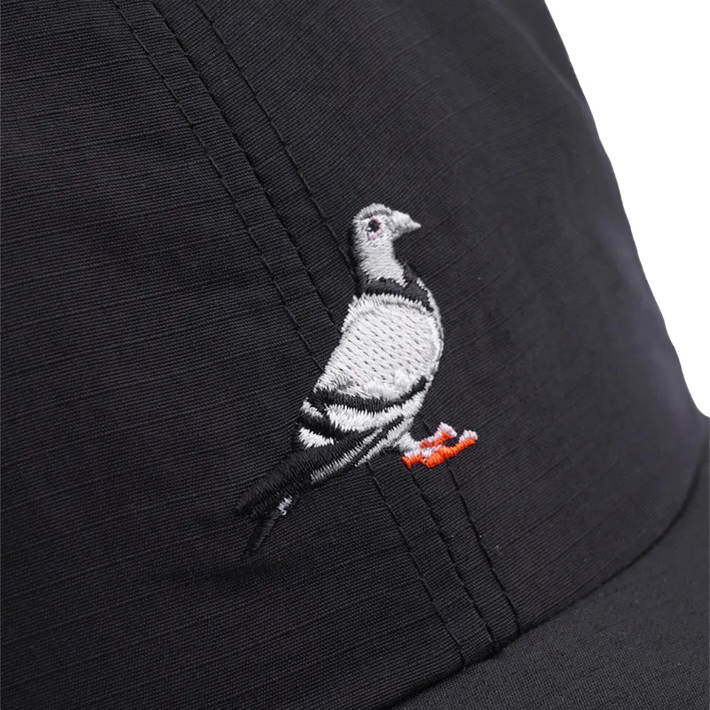 Pigeon Logo Nylon Cap - Black