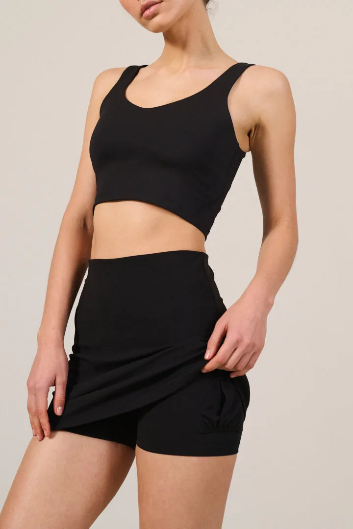 RIVER LIFT tennis top - Black